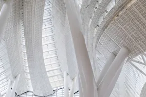 Interior of High Speed Rail Station, West Kowloon, Kowloon, Hong Kong