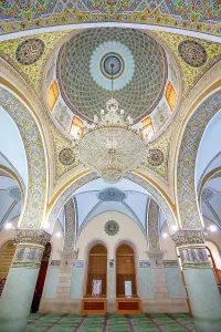 Caucasus Prints: Interior of Juma Mosque, Baku, Azerbaijan