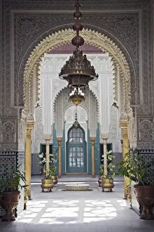 Moorish Collection: The interior of the Mahakma du Pasha in the Quartier