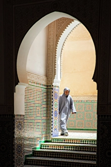 Mausoleum Prints: Interior of the Mausoleum of Moulay Ismail, Meknes, Morocco