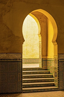 Mausoleum Prints: Interior of the Mausoleum of Moulay Ismail, Meknes, Morocco