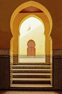 Mausoleum Prints: Interior of the Mausoleum of Moulay Ismail, Meknes, Morocco
