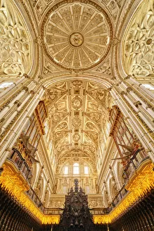Islamic Gallery: Interior of the Mezquita-Catedral (Mosque-Cathedral) of Cordoba, a UNESCO World Heritage Site