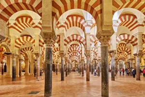 Images Dated 27th May 2022: Interior of the Mezquita-Catedral (Mosque-Cathedral) of Cordoba, dating back to the 8th century A.D