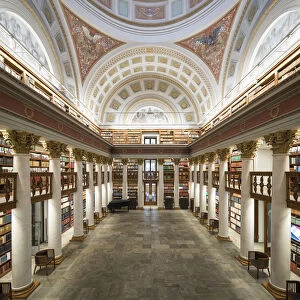 Ceiling Gallery: Interior of The National Library of Finland, Helsinki, Finland