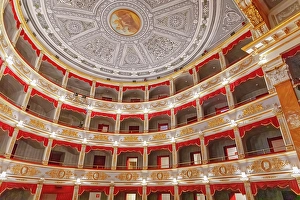 Theatre Prints: Interior of Noto Theatre, Noto, Noto Valley, Sicily, Italy