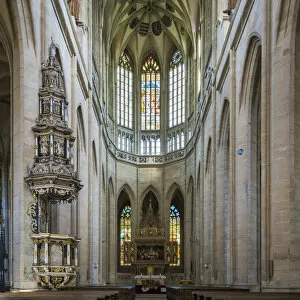 Images Dated 14th May 2020: Interior of St. Barbara's Cathedral, UNESCO, Kutna Hora, Central Bohemian Region, Czech Republic