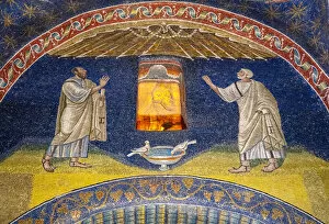 Alabaster Gallery: Interior view of Mausoleum of Galla Placidia. Ravenna, Emilia Romagna, Italy