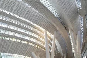 Images Dated 9th April 2019: Interior of West Kowloon High Speed Rail Station, West Kowloon, Hong Kong