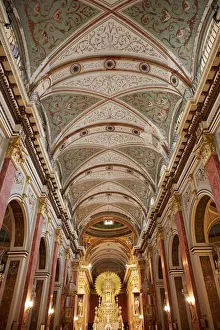 Paintings Prints: The interiors of the Salta Cathedral (Spanish: Catedral Basilica de Salta) in Baroque style