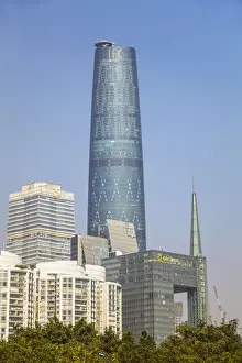International Finance Centre (IFC) in Zhujiang New Town area, Guangzhou, Guangdong, China