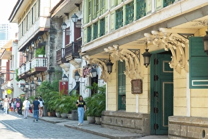 Street Scene Prints: Intramuros (Spanish Old Town), Manila, capital of The Philippines