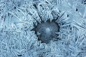 Icelandic Prints: Intricate patterns in ice, South Iceland