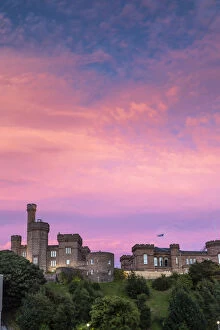 Images Dated 16th March 2021: Inverness Castle at dusk, Scotland, United Kingdom