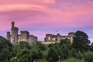 Images Dated 16th March 2021: Inverness Castle at dusk, Scotland, United Kingdom