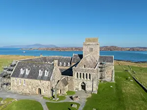Ancient History Prints: Iona Abbey, Isle of Iona, Scotland, UK