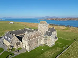 Ancient History Prints: Iona Abbey, Isle of Iona, Scotland, UK