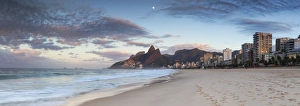Ipanema beach at dawn, Rio de Janeiro, Brazil