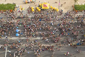 Event Prints: Ipanema Beach, Street carnival, Rio de Janeiro, Brazil, South America