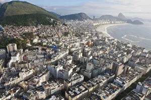 Images Dated 16th May 2012: Ipanema & view over to Copacabana, Rio de Janeiro, Brazil