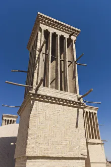Images Dated 31st May 2016: Iran, Central Iran, Yazd, traditional badgirs, wind towers