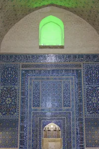 Islamic Republic Prints: Iran, Southeastern Iran, Kerman, Jameh Mosque, dusk