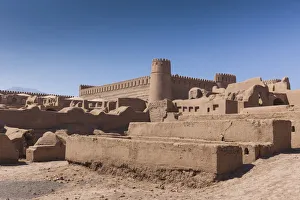 Islamic Republic Prints: Iran, Southeastern Iran, Rayen, Arg e Rayen, ancient adobe citadel
