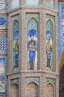Islamic Republic Prints: Iran, Tehran, Bagh-e-Melli Tor, gate of the National Garden, Cossack Gate