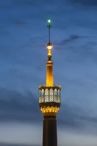 Persian Gallery: Iran, Tehran, Holy Shrine of Imam Khomeini, memorial mosque to religious leader of