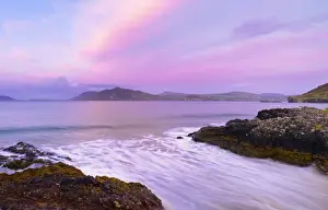 Codonegal Prints: Ireland, Co. Donegal, Fanad, Ballymastoker bay at dusk