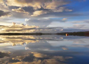 Codonegal Prints: Ireland, Co. Donegal, Mulroy bay, Reflection at dusk