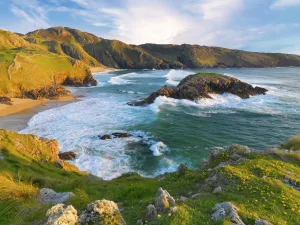 Codonegal Prints: Ireland, Co. Donegal, Rosguil, Boyeeghter Bay overview