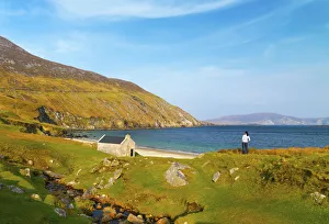 Connacht Prints: Ireland, Co. Mayo, Achill island, Keem bay (MR)