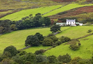 Ireland, Co.Donegal, Inishowen, Dunree, house in rural setting