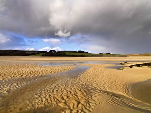 Ireland, Co.Donegal, Low tide at ards