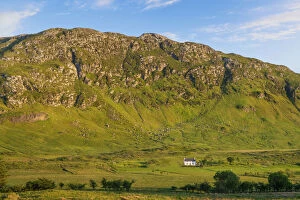 Images Dated 28th February 2022: Ireland, Co.Donegal, Traditional house in rural mountainous setting