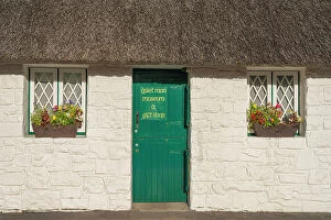 Images Dated 4th April 2023: Ireland, Co.Mayo, Cong, Quiet Man Cottage, replica of house used in the John Wayne film