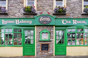 Images Dated 4th April 2023: Ireland, Co.Mayo, Wesport, Traditional store front, tea rooms