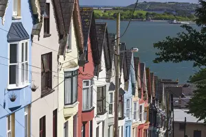 County Cork Prints: Ireland, County Cork, Cobh, Deck of Cards hillside houses