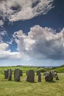 Stone Circle Prints: Ireland, County Cork, Drombeg, Drombeg Stone Circle, 5th century
