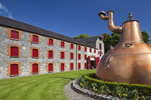 Distillery Prints: Ireland, County Cork, Midleton, Jameson Irish Whiskey Distillery, massive copper