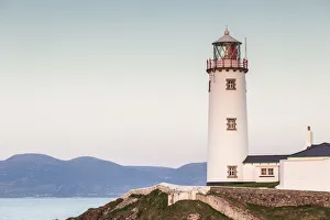 Ireland, County Donegal, Fanad Peninsula, Fanad Head Lighthouse, dusk