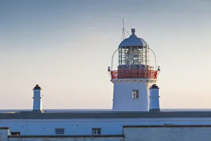 Navigation Prints: Ireland, County Donegal, St. Johns Point, St. Johns Point Lighthouse, dusk