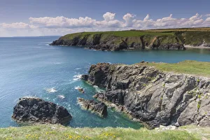 Ireland, County Waterford, Copper Coast, Annestown, coastline Ireland, County Waterford, Copper Coast, Annestown, coastline
