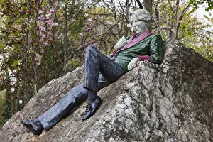 Writer Prints: Ireland, Dublin, Merion Square, Oscar Wilde Memorial