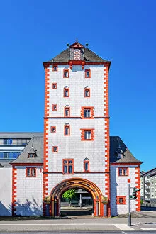 Images Dated 18th July 2022: Iron tower, Mainz, Rhineland-Palatinate, Germany