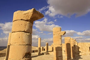 Images Dated 12th November 2009: Isarael, Negev, Avdat, built in the 1st century by the Nabateans
