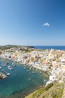 Procida Prints: Island of Procida, Bay of Naples, Campania, Italy, Europe
