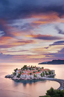 Images Dated 14th October 2020: Island village of Sveti Stephan, Sveti Stephan, Budva, Montenegro