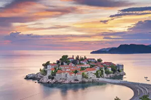 Images Dated 14th October 2020: Island village of Sveti Stephan, Sveti Stephan, Budva, Montenegro